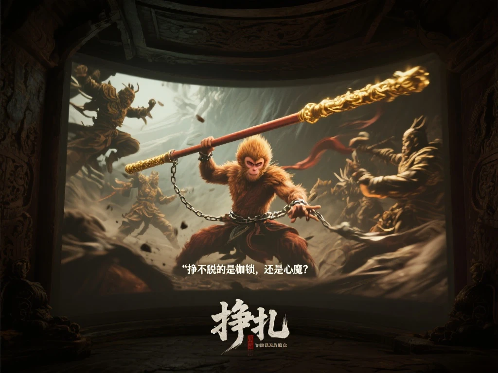 《黑神话：悟空》艺术展实景揭秘：楼层主题评语发人深省