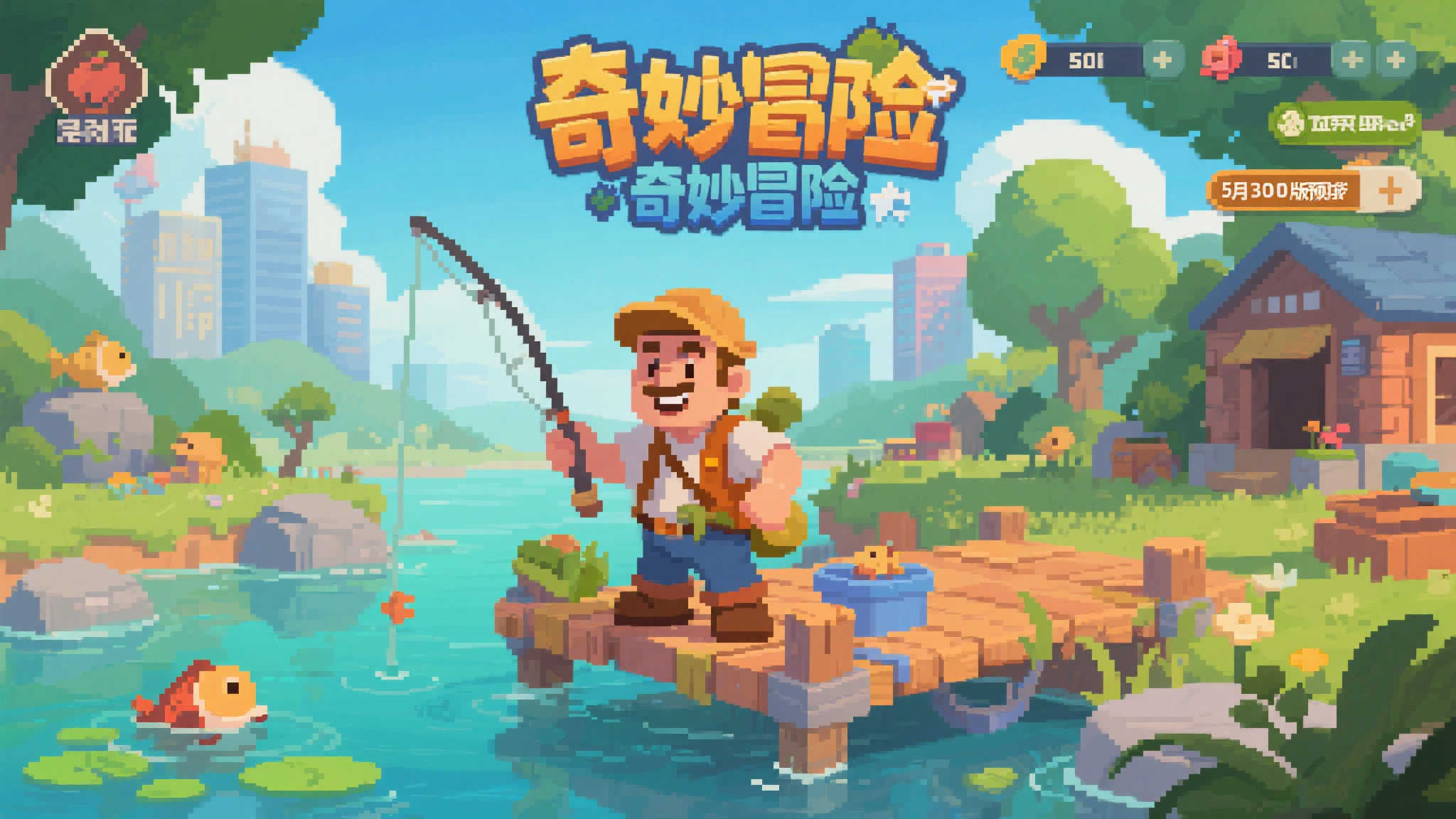 像素风神级钓鱼大师登场!《钓鱼哥的奇妙冒险》免费中文试玩开启,5月30日正式上线 像素风神级钓鱼大师登场!《钓鱼哥的奇妙冒险》免费中文试玩开启,5月30日正式上线