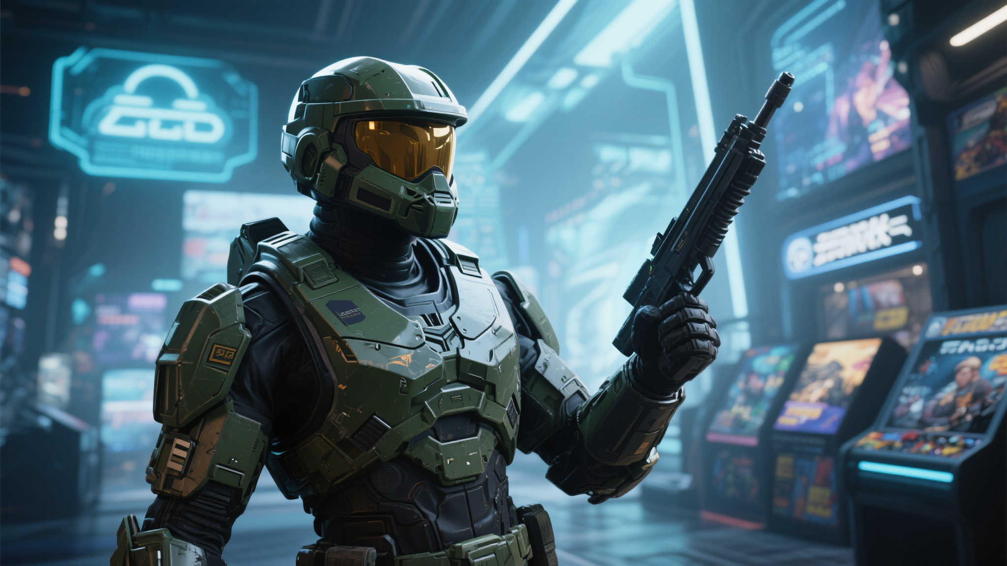 实体游戏时代的终极守护者:士官长化身精神象征 实体游戏时代的终极守护者:士官长化身精神象征